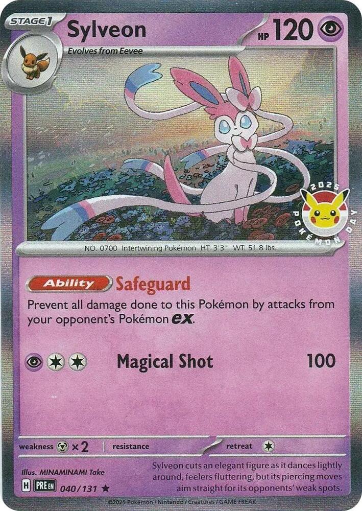 Sylveon — 040/131 (Pokemon Day) #040/131 - Miscellaneous Cards & Products