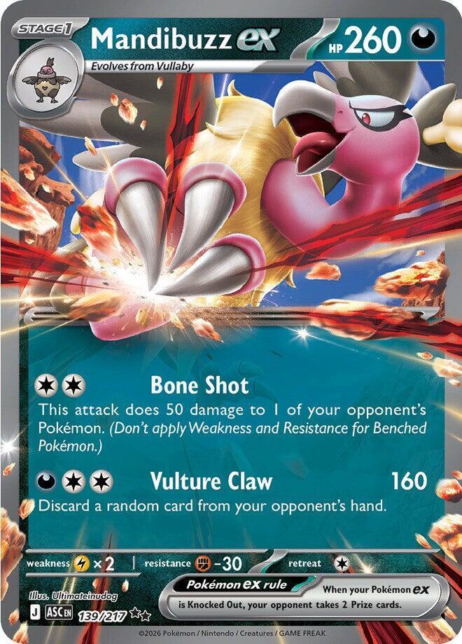 Mandibuzz ex #139/217 - Ascended Heroes