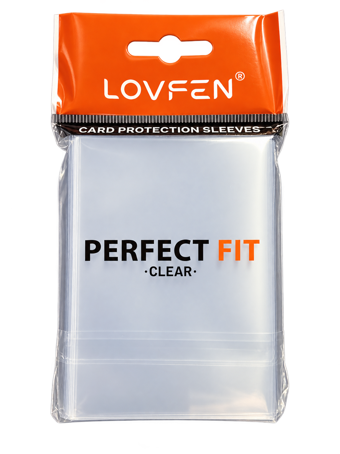 LOVFEN Perfect Fit Clear Card Sleeves – 100 Sleeves