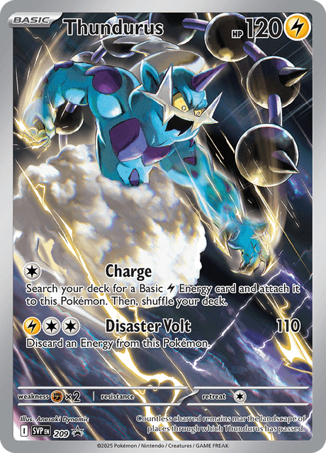 Thundurus - 209 #209 - Scarlet & Violet Promo