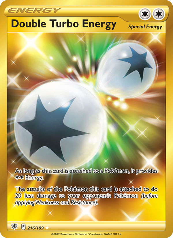 Double Turbo Energy (Secret) 216/189 - Astral Radiance - Single Cards | RareTCG