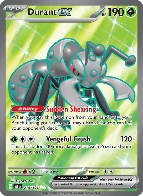 Durant ex 215/191 - Surging Sparks - Single Cards | RareTCG
