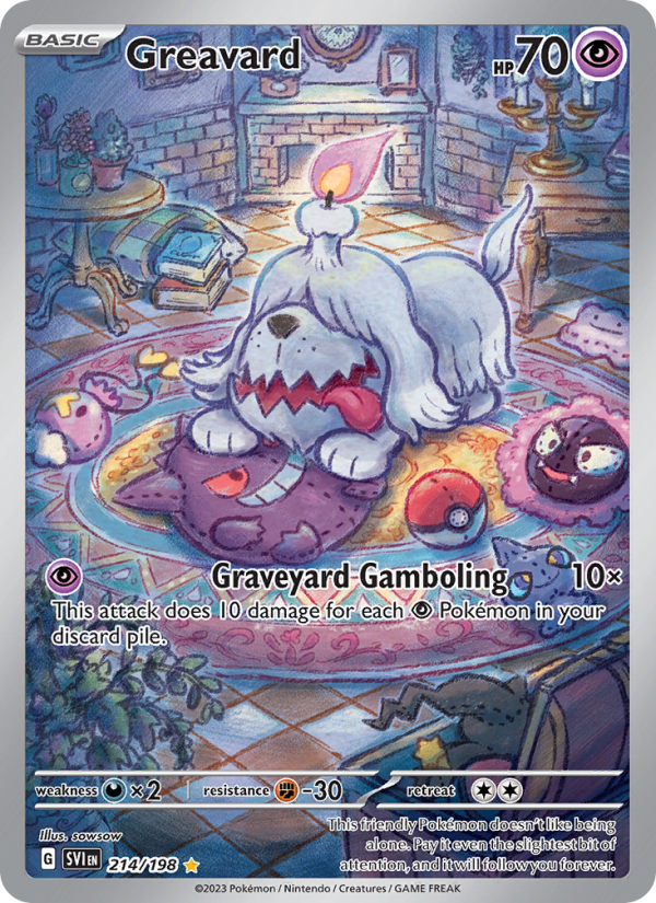Greavard #214/198 - Scarlet & Violet Base Set Pokémon TCG single card