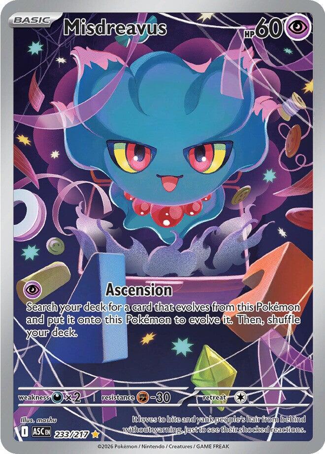 Misdreavus #233/217 - Ascended Heroes