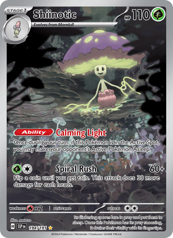 Shiinotic #194/191 - Surging Sparks Pokémon TCG single card