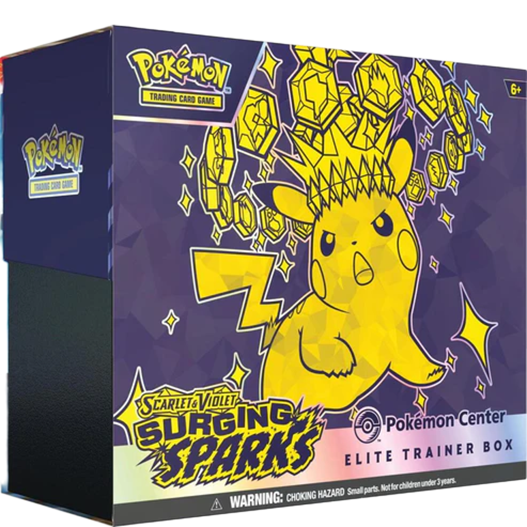 Surging Sparks Pokémon Center Elite Trainer Box - Pokémon Center Elite Trainer Box | RareTCG
