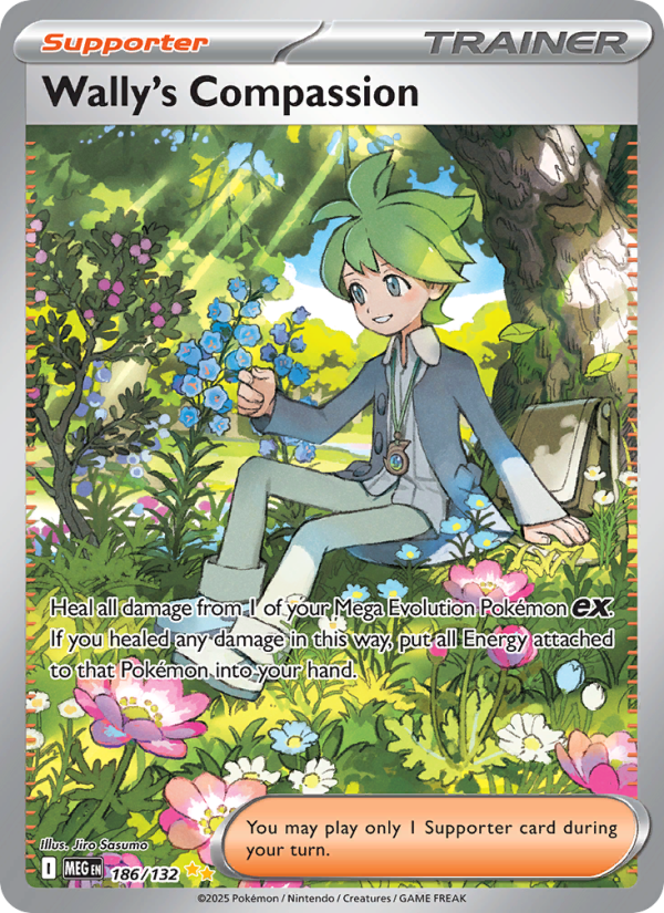Wally's Compassion 186/132 - Mega Evolution - Single Cards | RareTCG