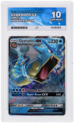 Gyarados GX #SM212 - Sun & Moon Black Star Promo - ACE 10 GEM MINT