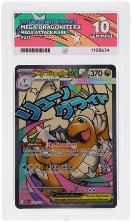 Mega Dragonite ex #271/217 - Ascended Heroes - ACE 10.0 GEM MINT