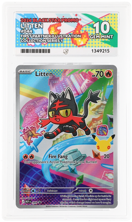 Litten #044 - Mega Evolution Promos - ACE 10.0 GEM MINT