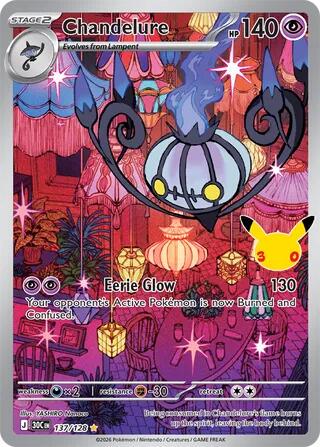 Chandelure #137/128 - 30th Celebration