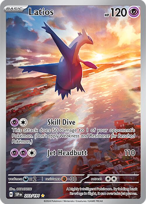 Latios #203/191 - Surging Sparks