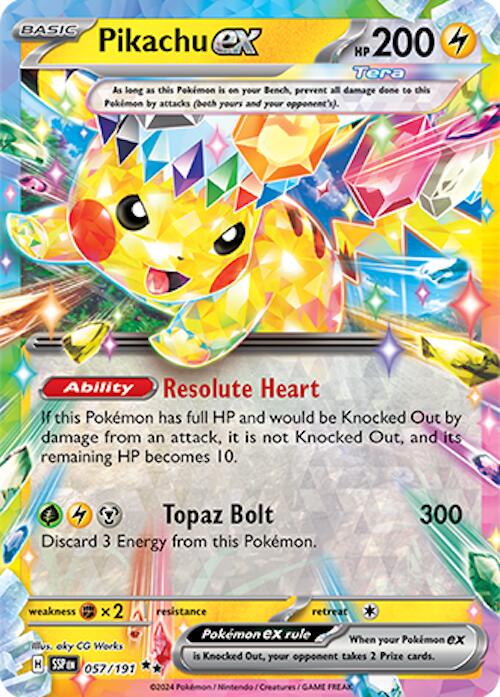 Pikachu ex #057/191 - Surging Sparks