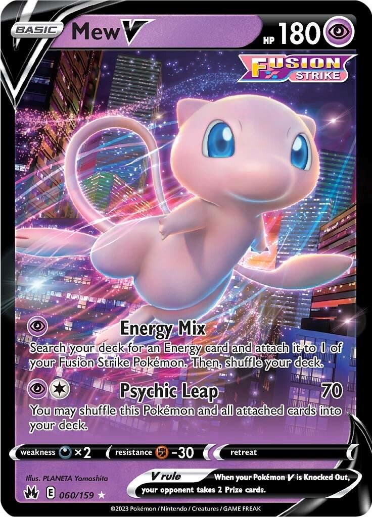 Mew V #060/159 - Crown Zenith