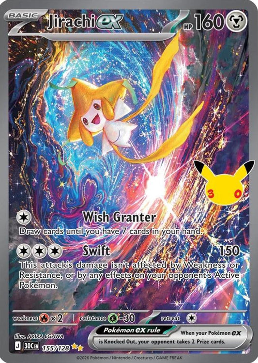 Jirachi ex #155/128 - 30th Celebration