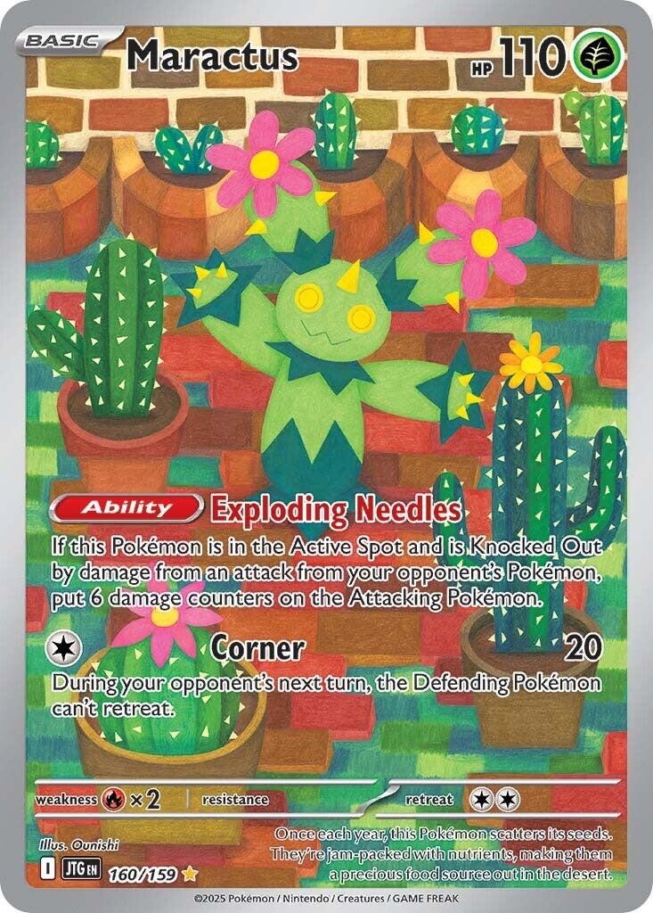 Maractus #160/159 - Journey Together Pokémon TCG single card