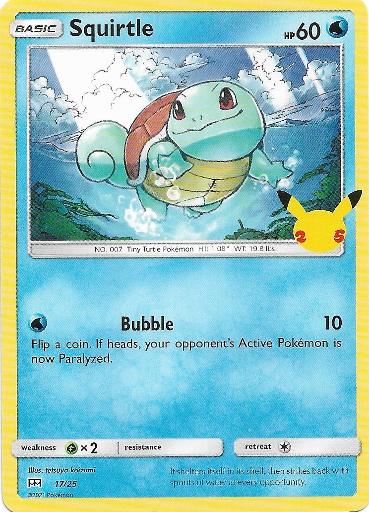 Squirtle #17/25 - McDonald's 25th Anniversary Promos product image