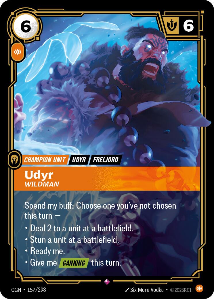 Udyr – Wildman #157/298 - Origins