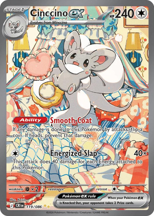 Cinccino ex #119/086 - Chaos Rising