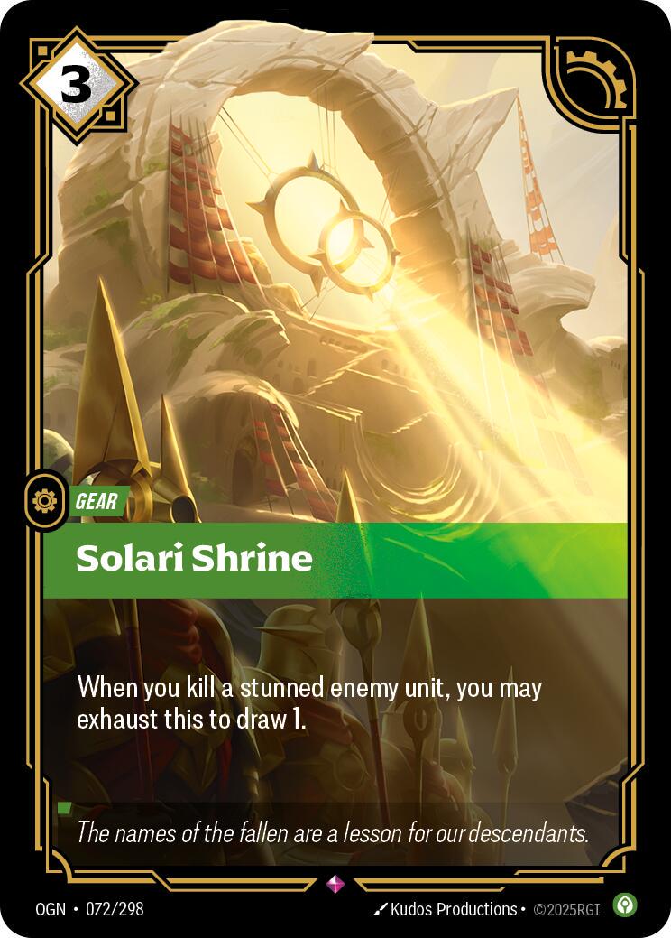 Solari Shrine #072/298 - Origins