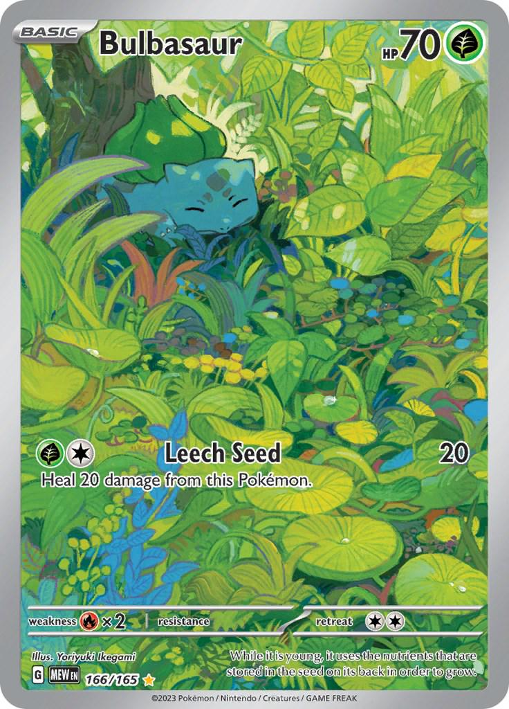 Bulbasaur #166/165 - Pokémon 151 Pokémon TCG single card