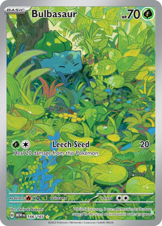 Bulbasaur #166/165 - Pokémon 151 Pokémon TCG single card