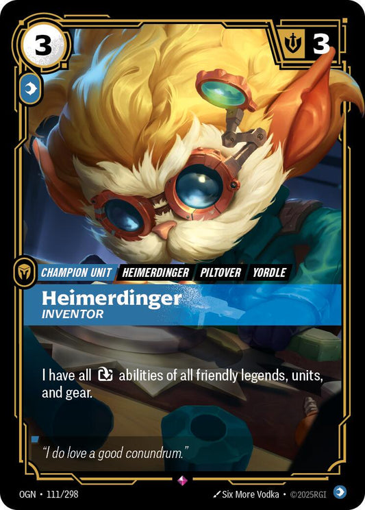 Heimerdinger – Inventor #111/298 - Origins