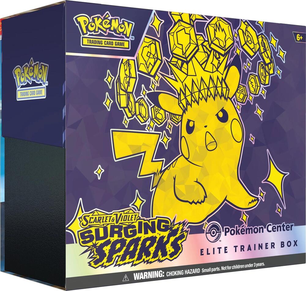 Surging Sparks Pokémon Center Elite Trainer Box