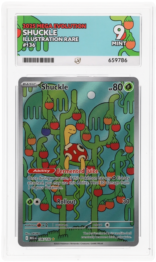 Shuckle #136/132 - Mega Evolution - ACE 9.0 MINT