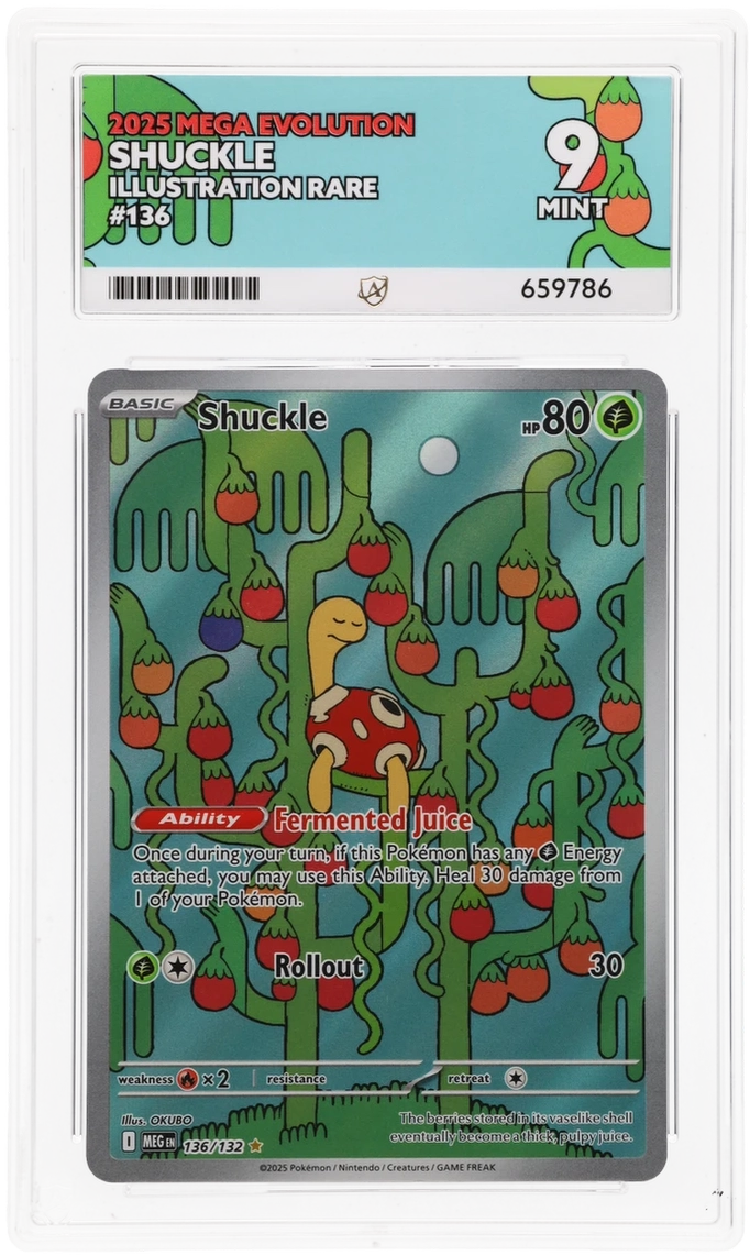 Shuckle #136/132 - Mega Evolution - ACE 9.0 MINT