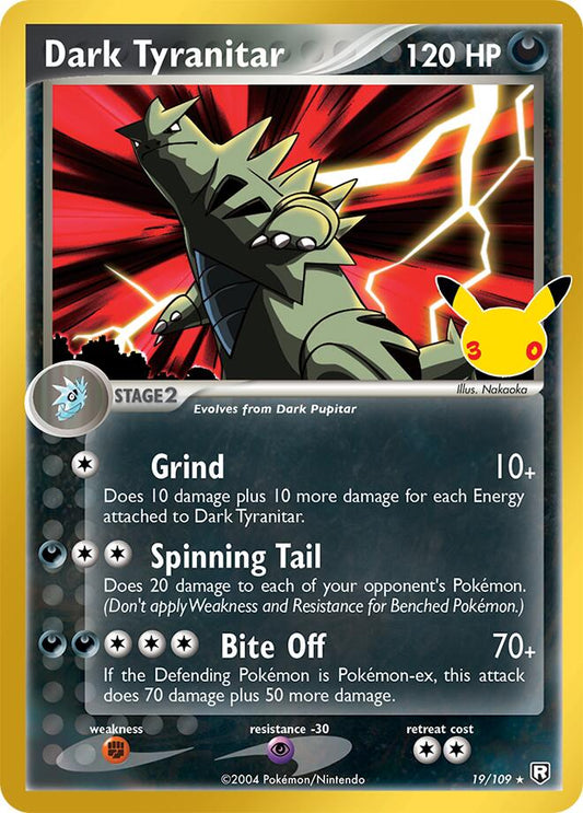 Dark Tyranitar #19/109 - 30th Celebration: Classic Collection