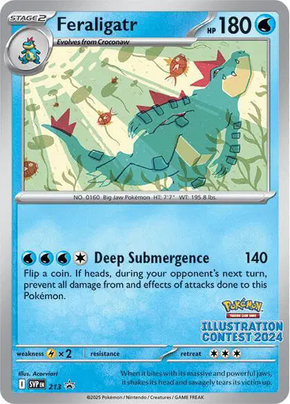 Feraligatr #213 - Scarlet & Violet Promo
