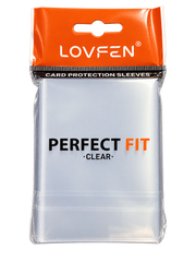 LOVFEN Perfect Fit Clear Card Sleeves – 100 Sleeves