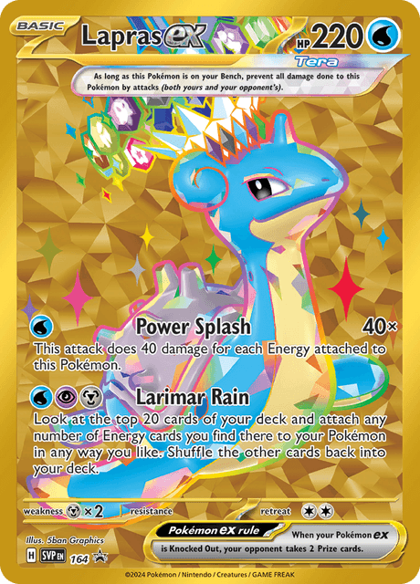Lapras ex #164 - Scarlet & Violet Promo Pokémon TCG single card