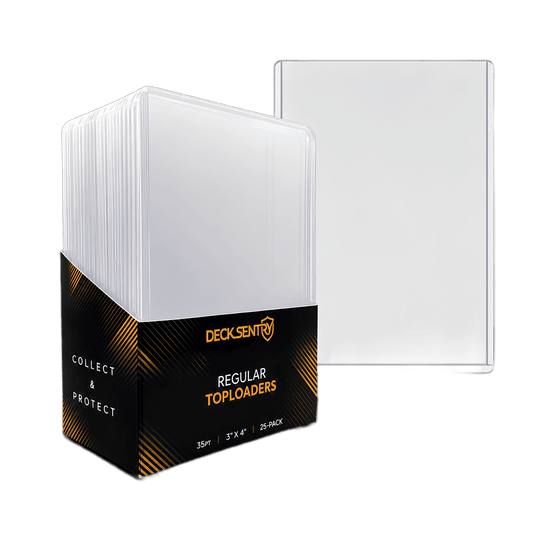 DeckSentry Premium 35pt Card Toploaders – 25 Pack
