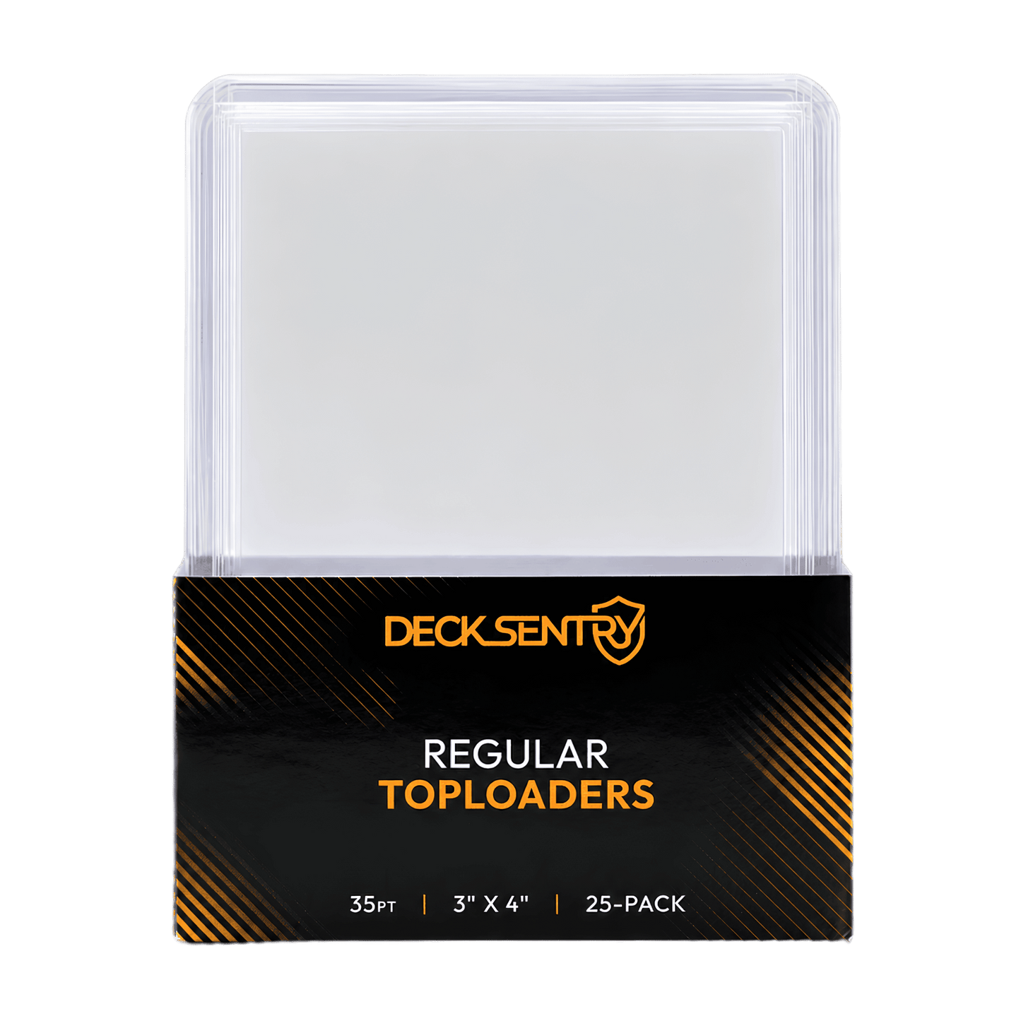 DeckSentry Premium 35pt Card Toploaders – 25 Pack
