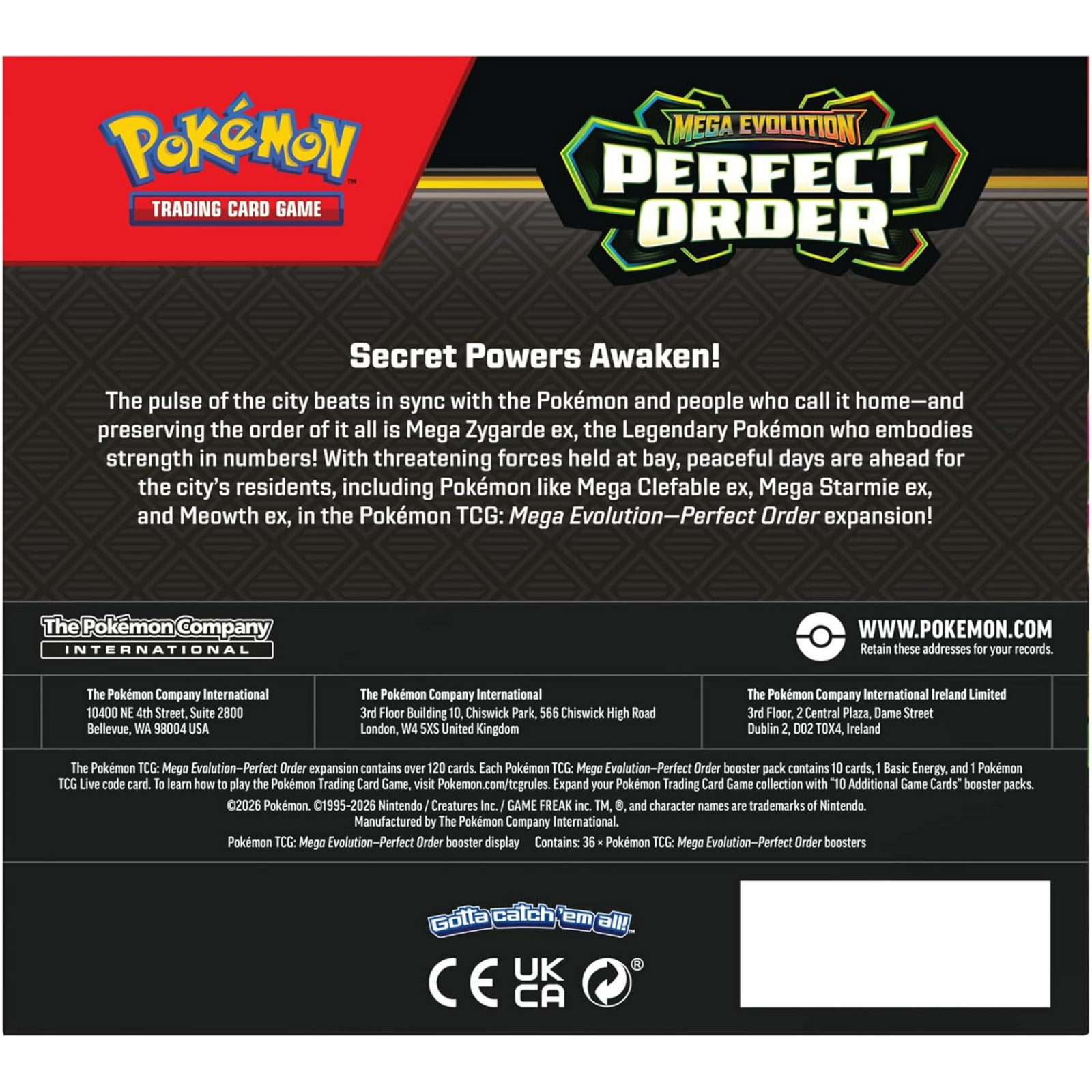 Pokemon Perfect Order Booster Box