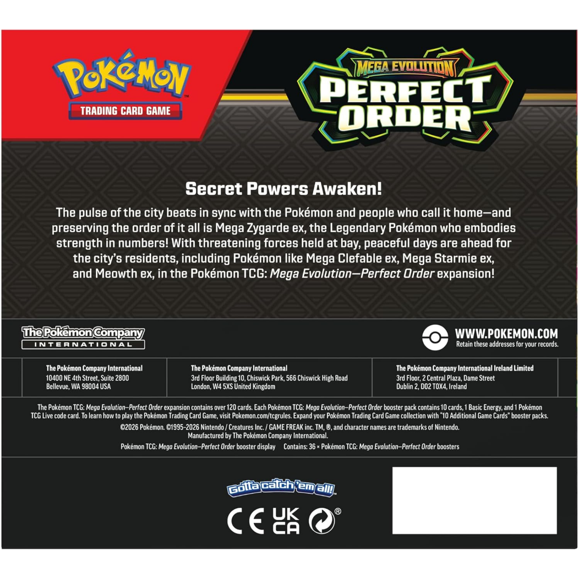 Pokemon Perfect Order Booster Box