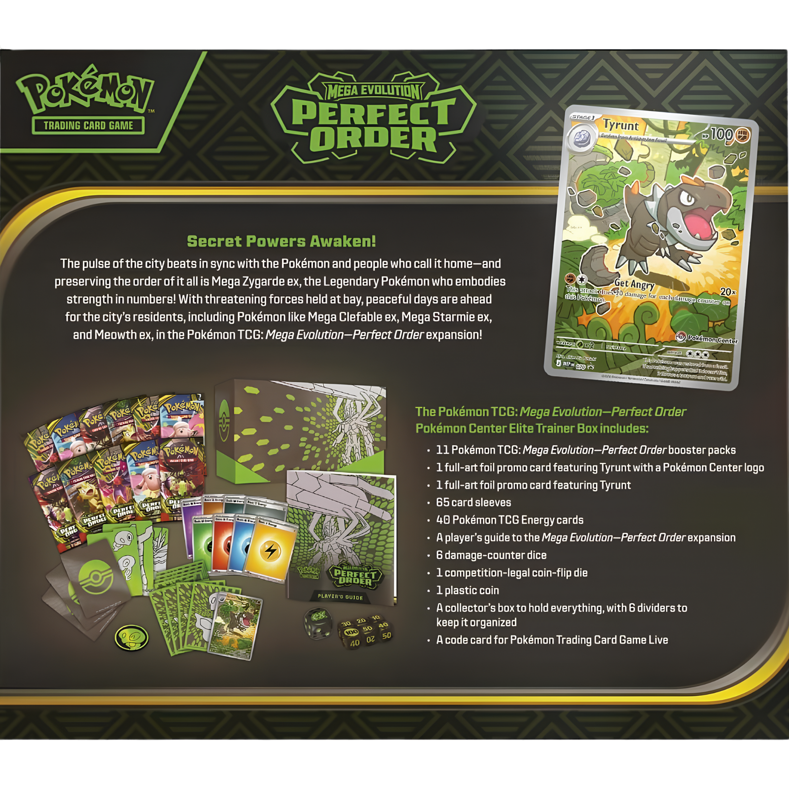Perfect Order Pokémon Center Elite Trainer Box
