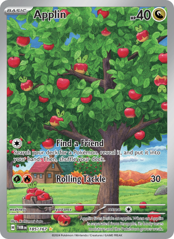 Applin 185/167 - Twilight Masquerade - Single Cards | RareTCG