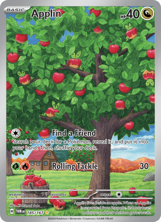 Applin 185/167 - Twilight Masquerade - Single Cards | RareTCG