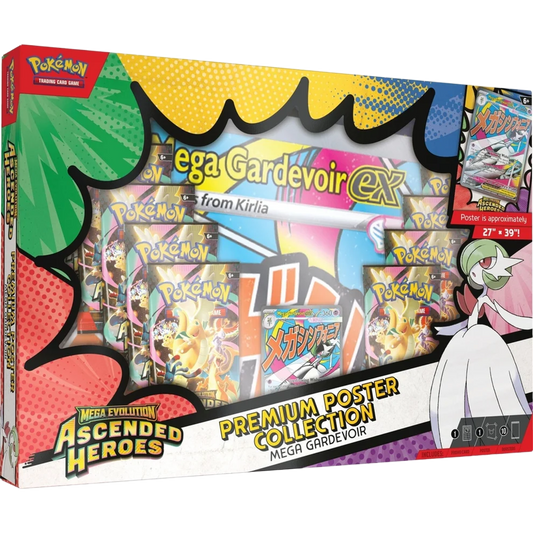 Pokémon TCG: Ascended Heroes Premium Poster Collection – Mega Gardevoir