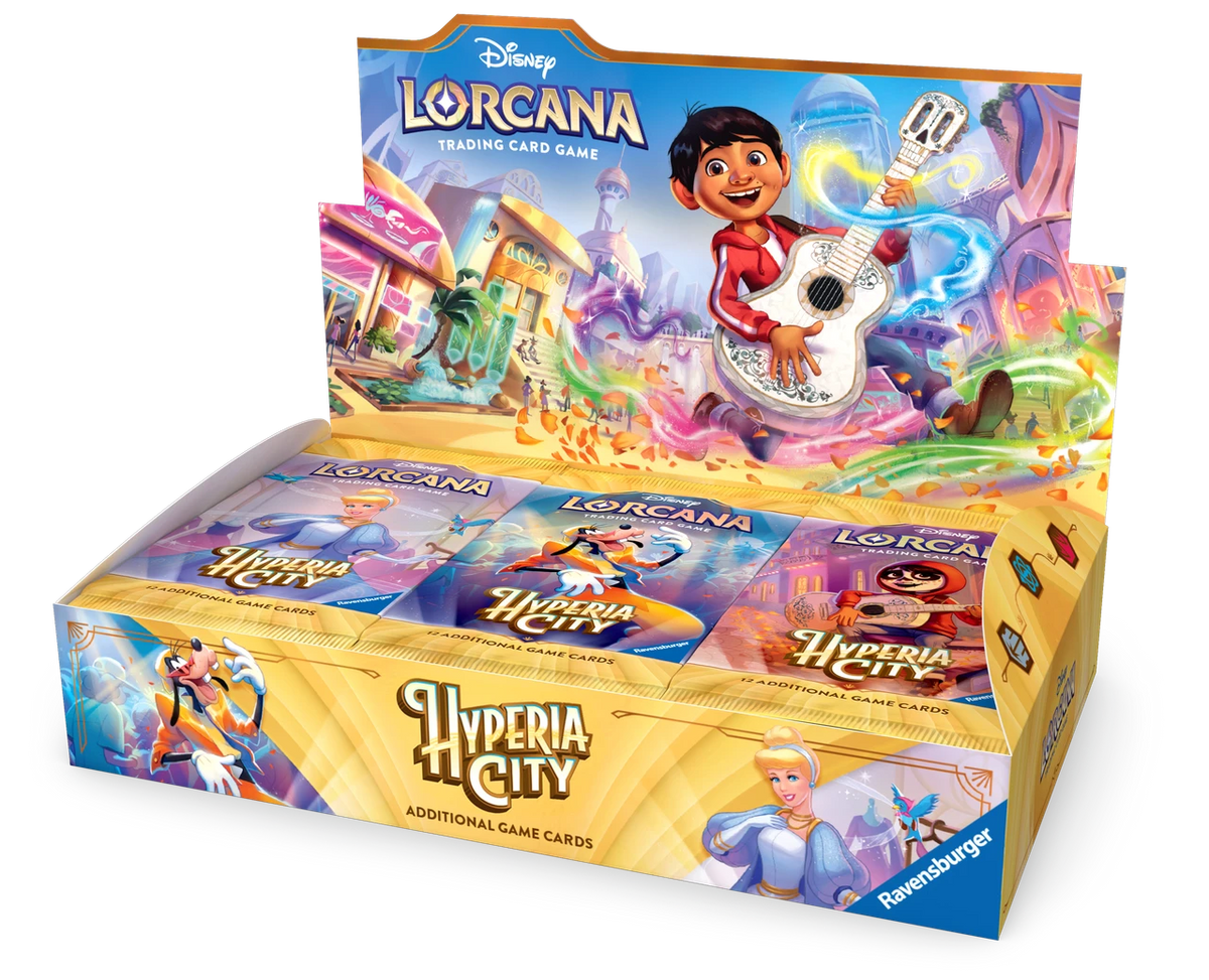 Disney Lorcana TCG – Hyperia City Booster Display (24 Packs)