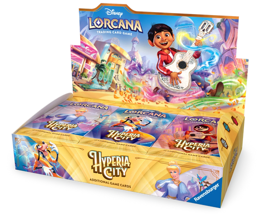 Disney Lorcana TCG – Hyperia City Booster Display (24 Packs)