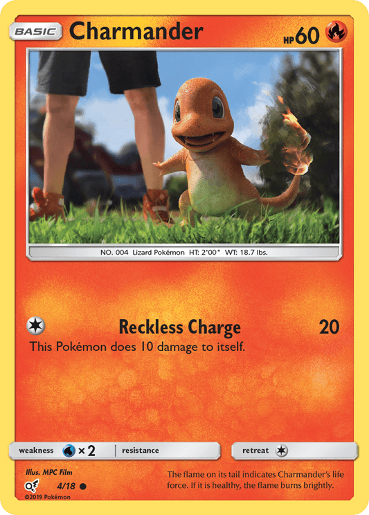 Charmander (Holo Common) 4 - Detective Pikachu - Single Cards | RareTCG