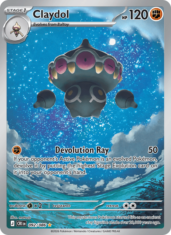 Claydol 092/086 - Chaos Rising - Single Cards | RareTCG
