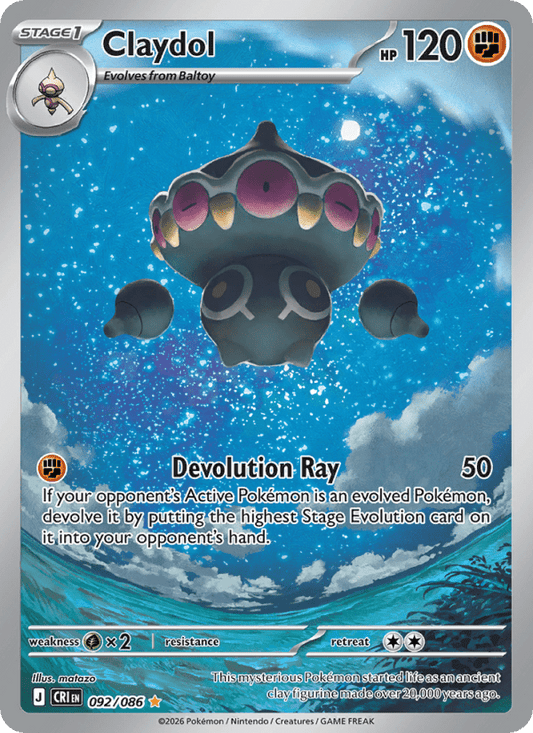 Claydol 092/086 - Chaos Rising - Single Cards | RareTCG