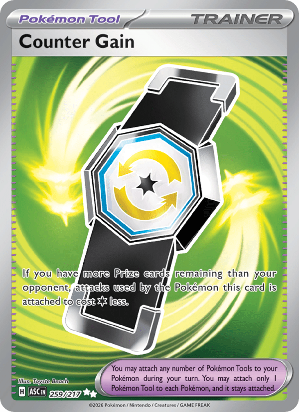 Counter Gain 259/217 - Ascended Heroes - Single Cards | RareTCG