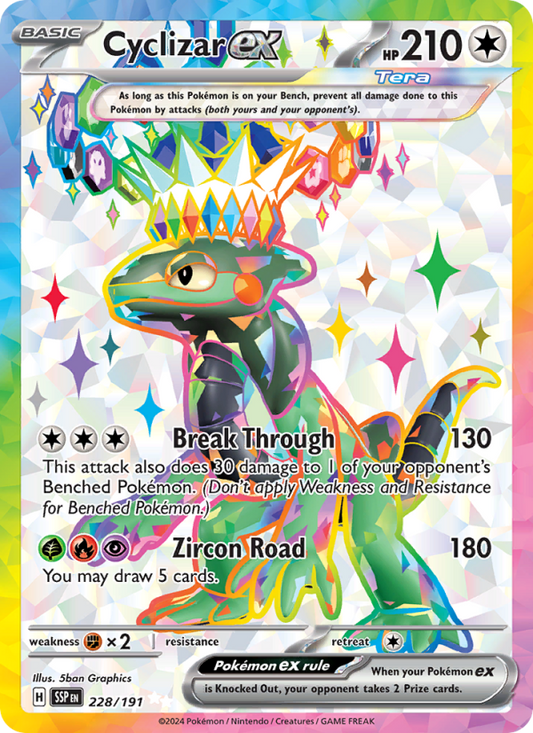 Cyclizar ex 228/191 - Surging Sparks - Single Cards | RareTCG