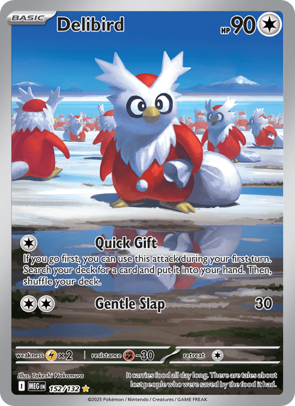 Delibird 152/132 - Mega Evolution - Single Cards | RareTCG